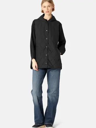 Ilse Jacobsen Beat hooded quilted vest