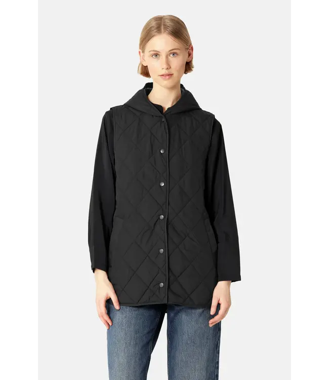 Ilse Jacobsen  Beat hooded quilted vest