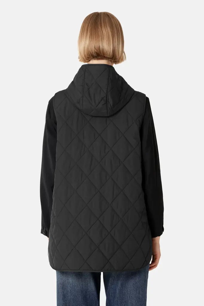Ilse Jacobsen Ilse Jacobsen Beat hooded quilted vest BEAT02
