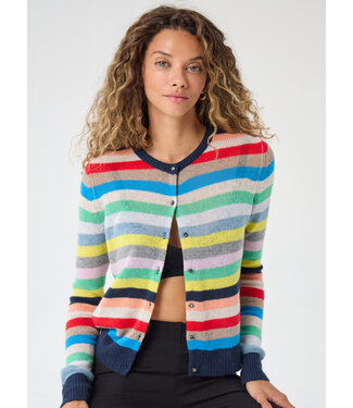 Autumn Cashmere Multistripe cardigan