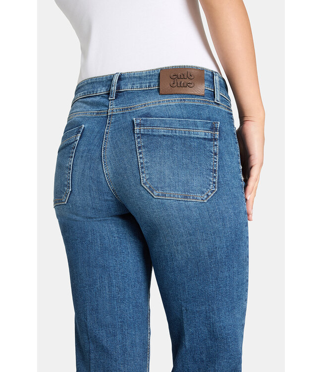 Cambio Tess pocket cropped denim