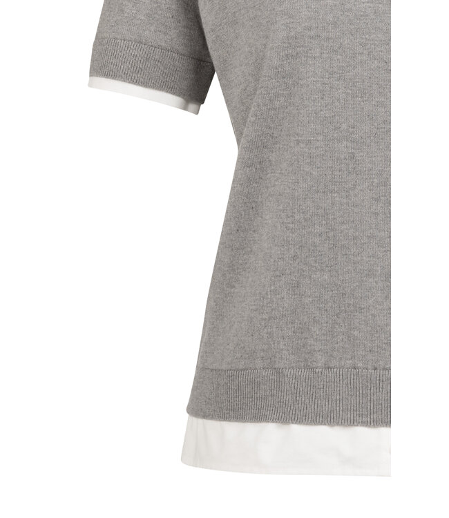 Yaya Short sleeve knit top