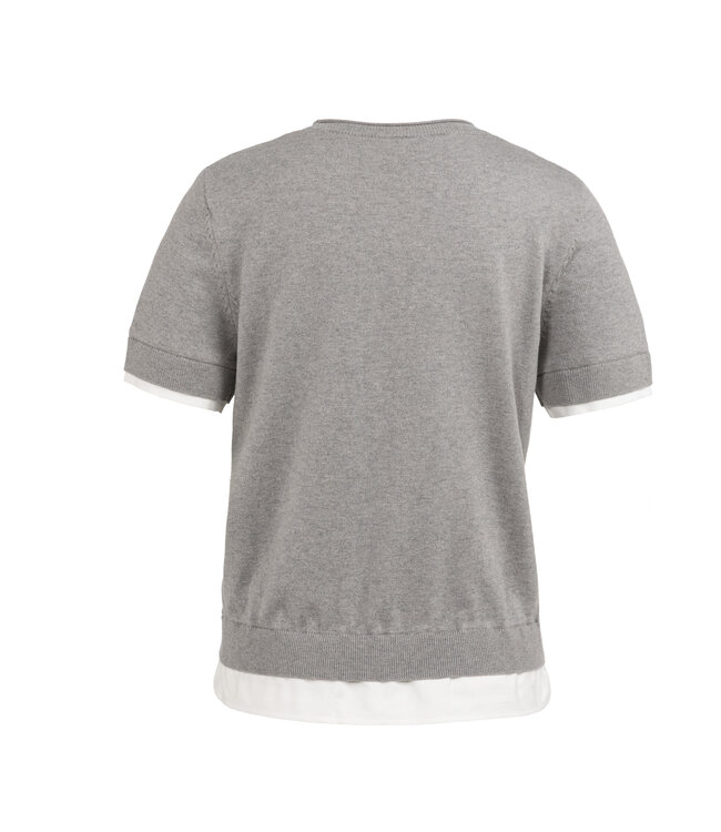 Yaya Short sleeve knit top