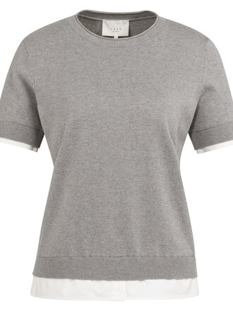 Yaya Short sleeve knit top