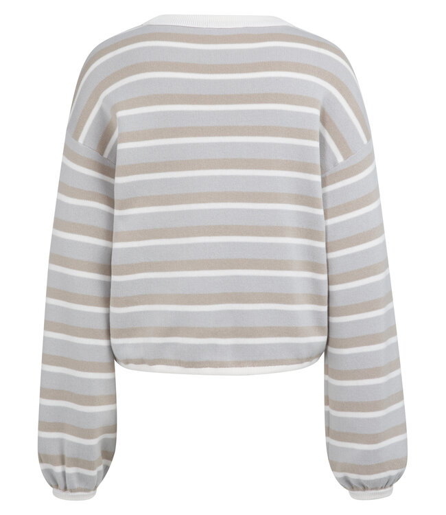 Yaya  Striped sweater w/cord