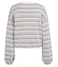Yaya  Striped sweater w/cord