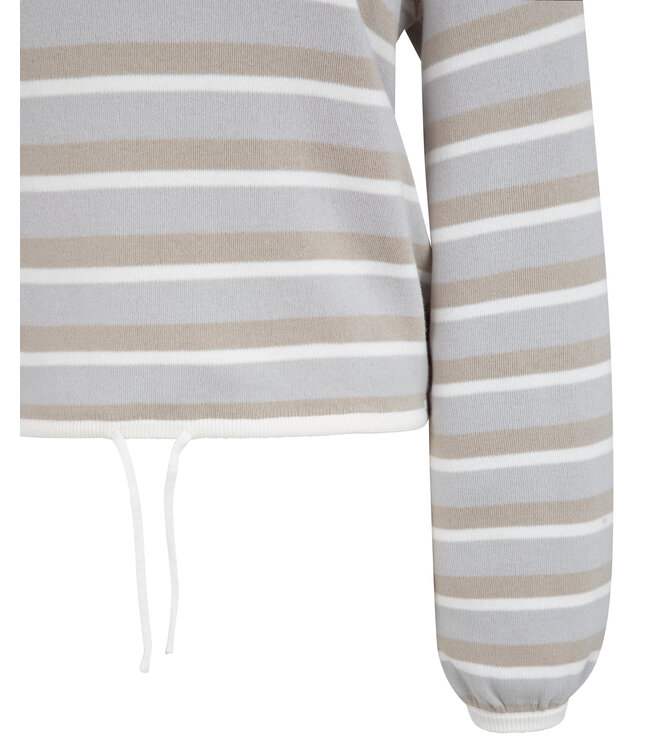 Yaya  Striped sweater w/cord