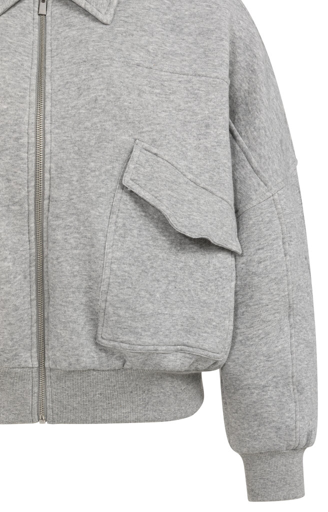 Yaya Sweat jacket w/pockets