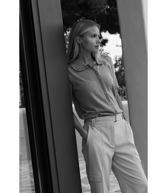 Yaya Short sleeve cardigan