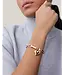 Jenny Bird Padlock heart chain bracelet two tone