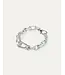 Jenny Bird Padlock heart chain bracelet silver