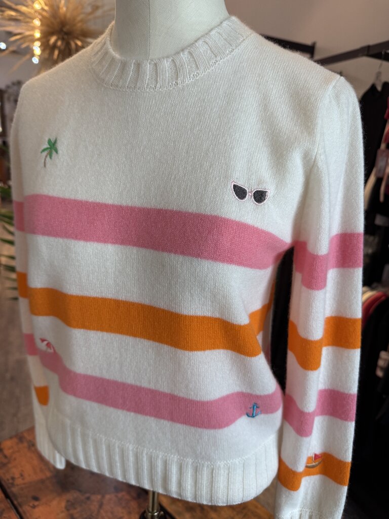 Brodie Brodie Beach embroidery top B-057