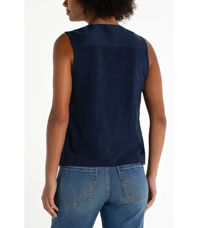 Liverpool Canada Sleeveless vneck top