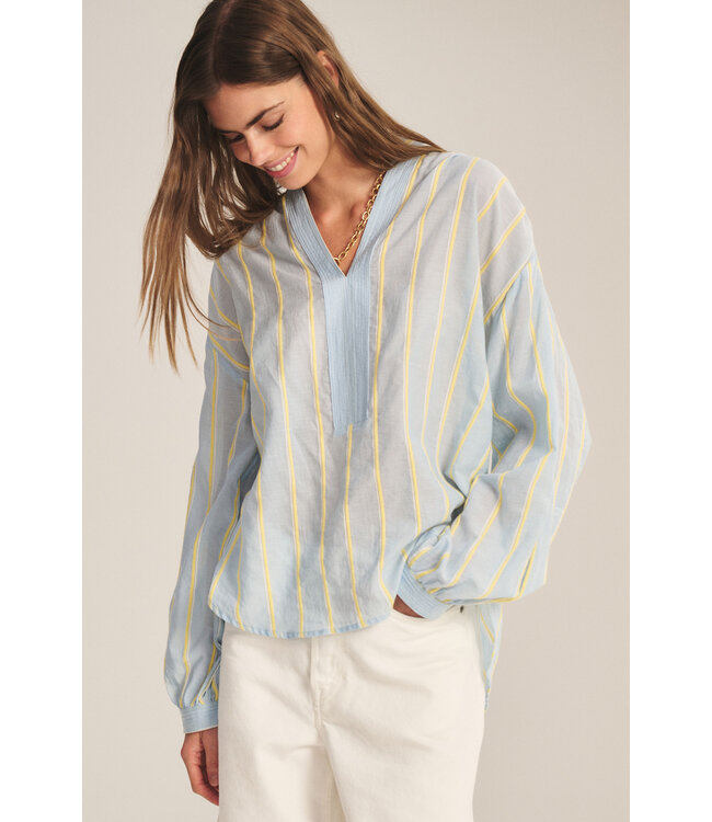 Velvet Analyn stripe top