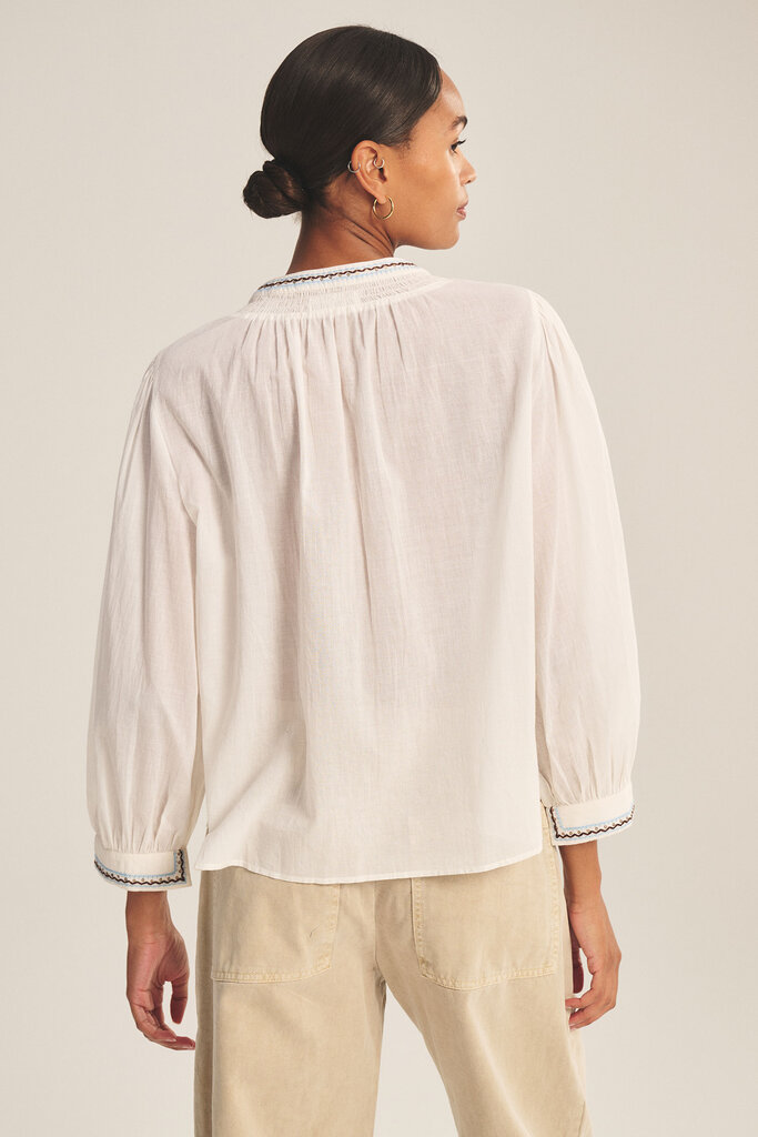 Velvet Velvet Ariana novelty embroidered top