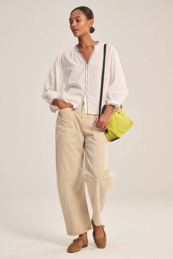 Velvet Velvet Ariana novelty embroidered top