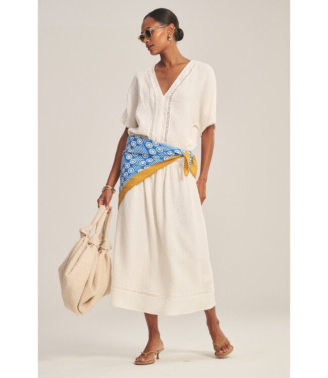 Velvet Verna cotton gauze top