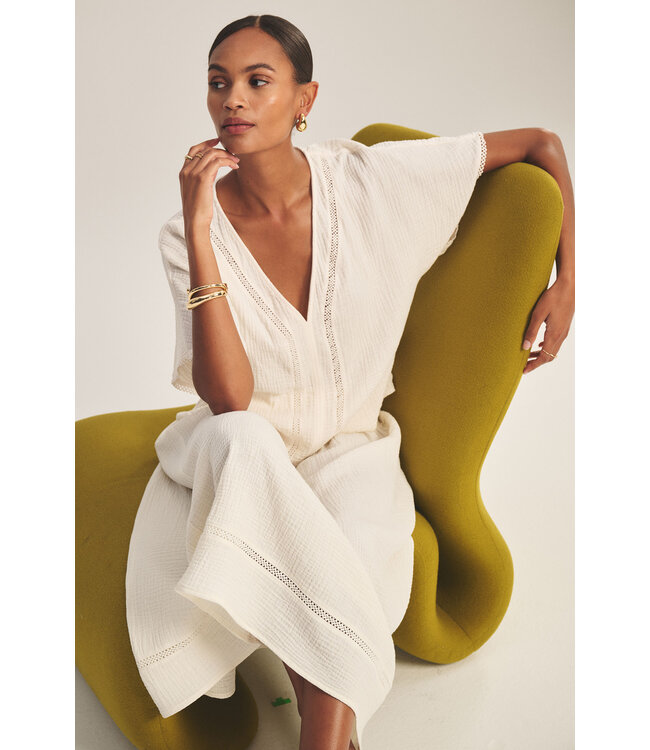 Velvet Verna cotton gauze top