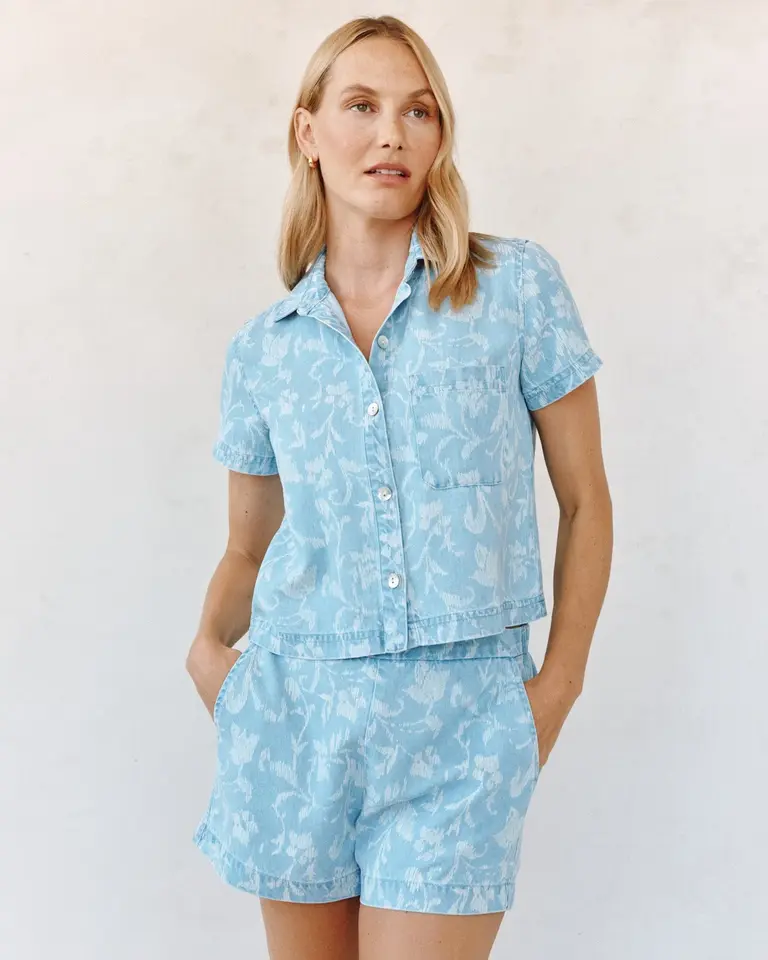Bella Dahl Bella Dahl Short sleeve button down B2065-K40-615