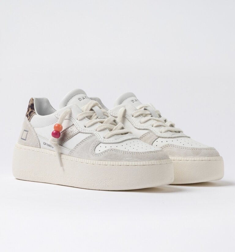 D.A.T.E D.A.T.E Court platform vintage calf sneaker CP-VC-WD