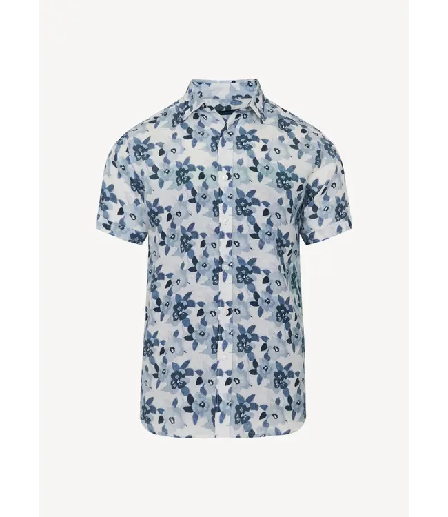 Patrick Assaraf Men's short sleeve linen