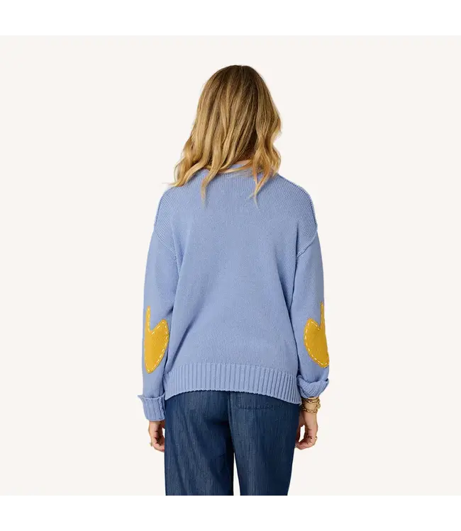 Kerri Rosenthal Frenchy vneck sweater