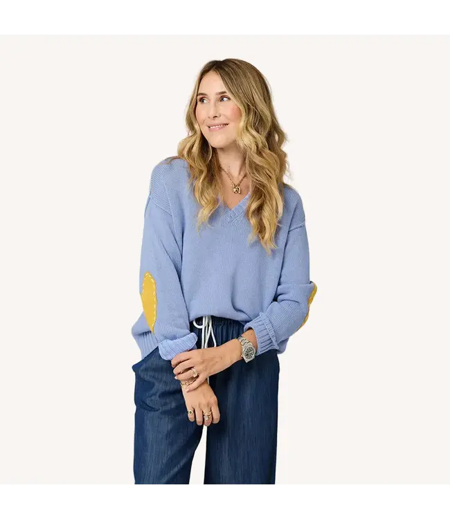 Kerri Rosenthal Frenchy vneck sweater