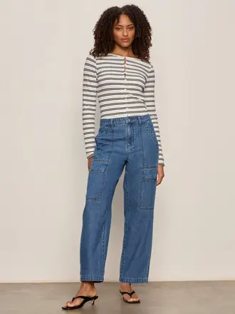 Sanctuary Boyfriend utility jean