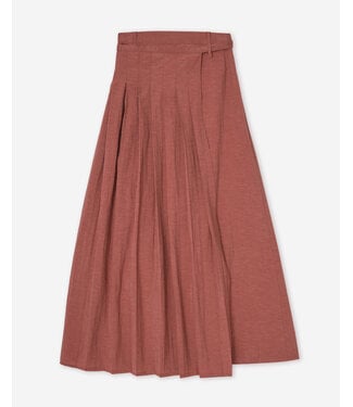 Yerse Double layer midi skirt