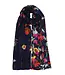 Echo Falling flowers wrap scarf