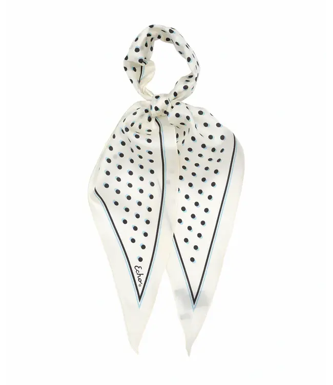 Echo  Dot silk diamond scarf