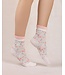 Bleu Foret Mercerized cotton print sock