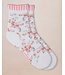 Bleu Foret Mercerized cotton print sock