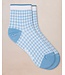 Bleu Foret Mercerized cotton ankle socks