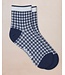 Bleu Foret Mercerized cotton ankle socks