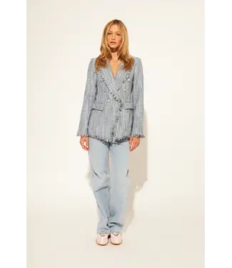 John & Jenn Andres tweed blazer