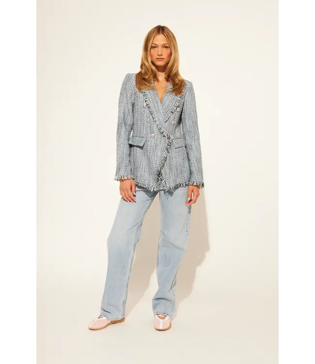 John & Jenn Andres tweed blazer