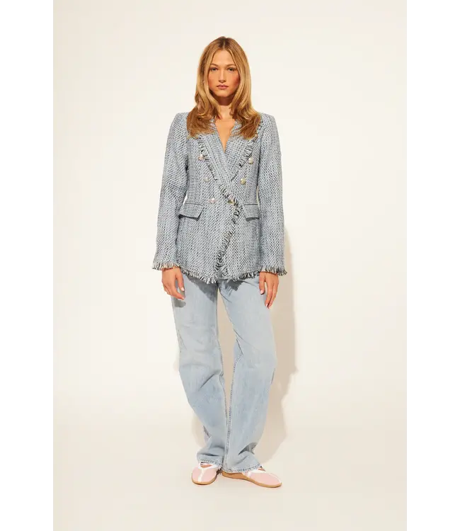 John & Jenn Andres tweed blazer