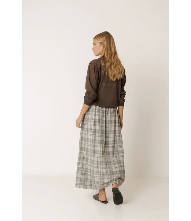 Indi & Cold Knit sheer jacket