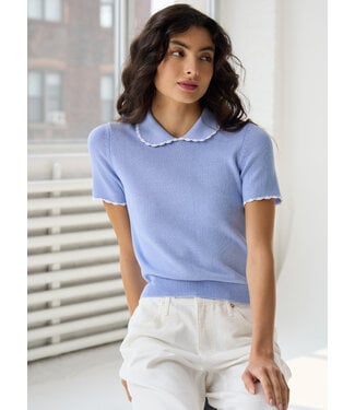 Autumn Cashmere SS collared top
