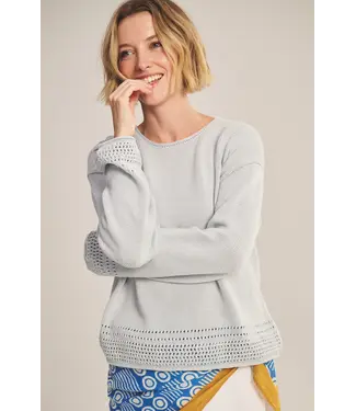 Velvet Rosalyn pima cotton sweater