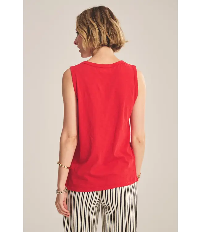 Velvet Taurus cotton slub tank top