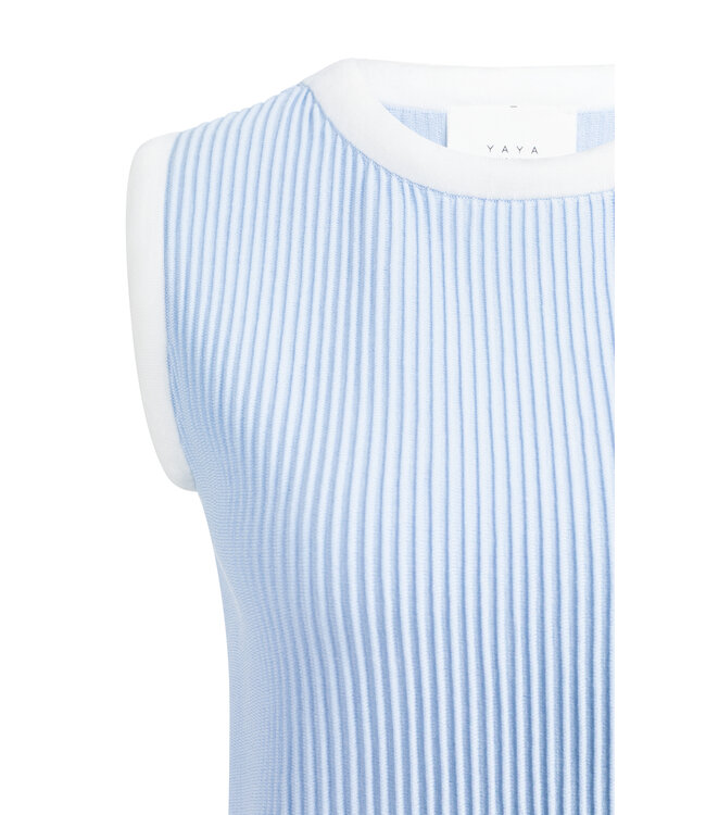 Yaya Sleeveless rib sweater