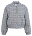 Yaya Short woven boucle jacket