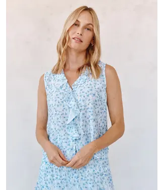 Bella Dahl Sleeveless ruffle top