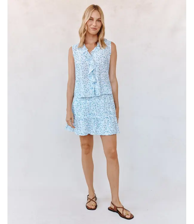 Bella Dahl Sleeveless ruffle top