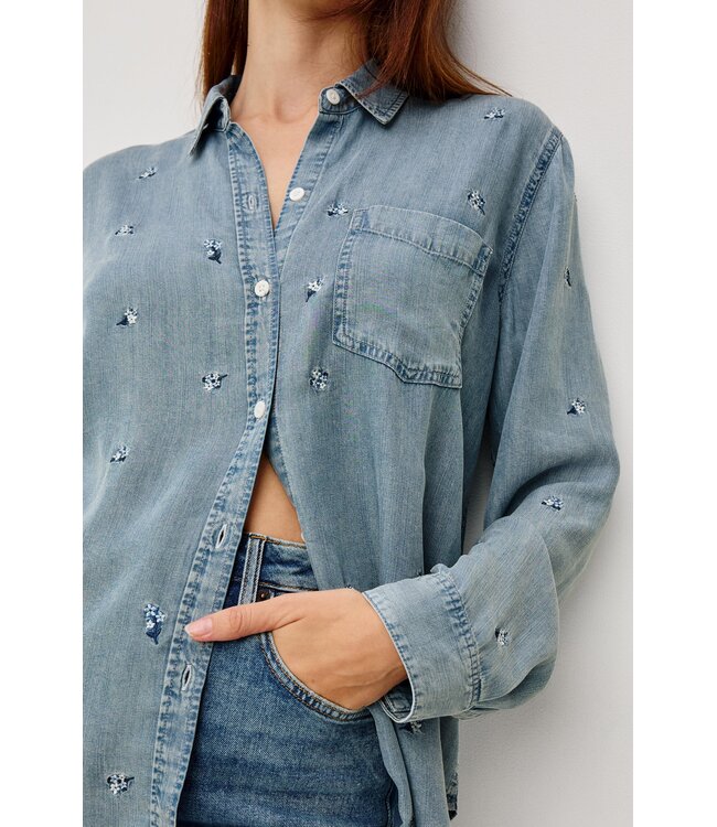 Rails  Ingrid denim button down top - pre-order now!