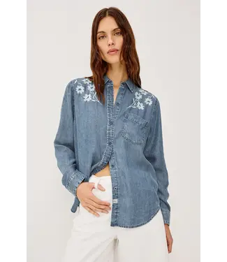 Rails Ingrid denim button down top