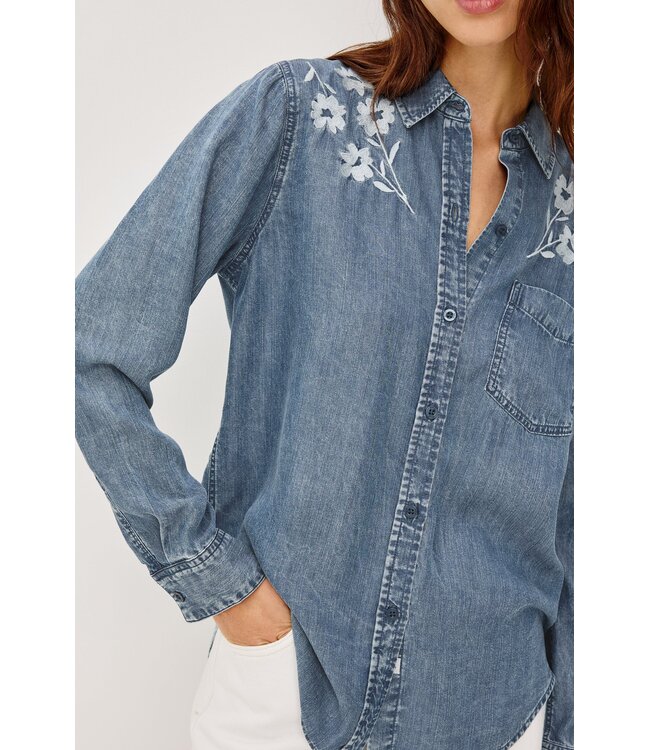 Rails Ingrid denim button down top