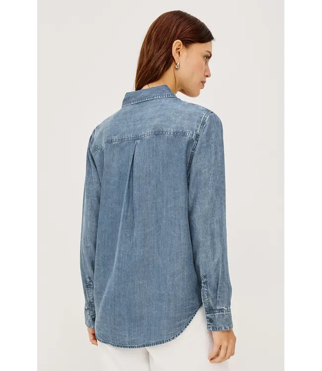 Rails Ingrid denim button down top